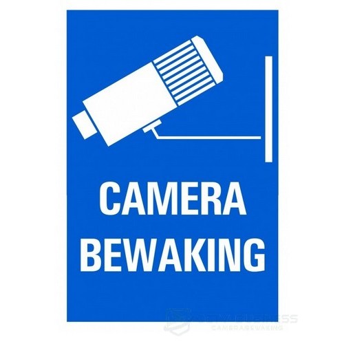 Bordje camerabewaking