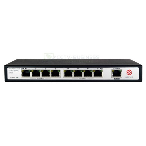 PoE switch 9 poorts