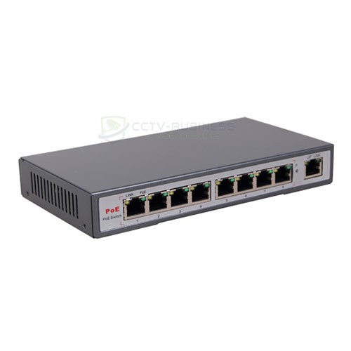 PoE switch 9 poorten