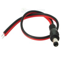 12V kabel stekker male