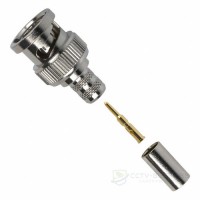 BNC krimp connector male
