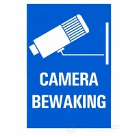 Bordje camerabewaking