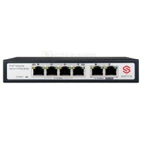 PoE switch 6 poorten
