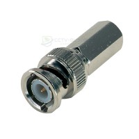 Twist-on connector male